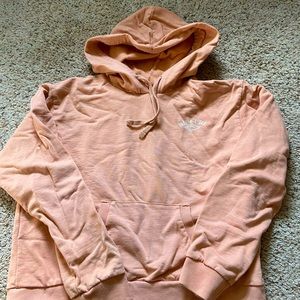 Coral Rip Curl Cropped Hoodie